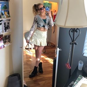 BDG denim crème skirt